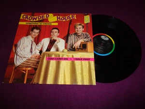 MAXI 12' CROWDED HOUSE / SOMETHING SO STRONG / CAPITOL GERMAN PRESS POP ROCK - Picture 1 of 1