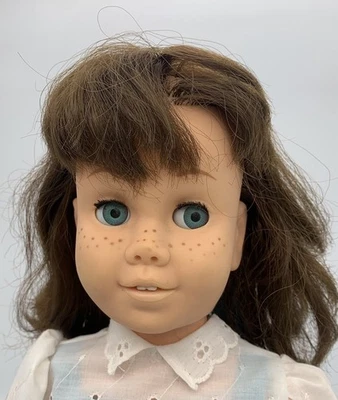 Mattel Chatty Cathy Doll 20” Brunette 1960 Patent Pending Talks Sleep Eyes Teeth - Image 1 of 4