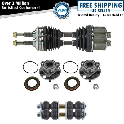 Front Steering & Drivetrain Kit Fits 95-05 Chevrolet Cavalier Pontiac Sunfire - Image 1 of 4