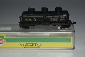 N Scale Model Power Hercules Powder Co 3-Dome Tank Car 575 C51952 - Picture 1 of 2