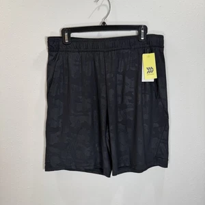 Nuevo con etiquetas Pantalones Cortos de Entrenamiento Todo en Movimiento Para Hombre Talla Mediana Negro Estampado Camuflado 8.5" $18 - Imagen 1 de 6