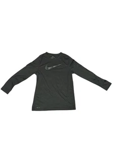Nike Dri Fit Boys Long Sleeve T Shirt Black Size XL EUC - Picture 1 of 5