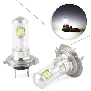 2x Headlight Fog Reading Signal Light Bulb Kits For80W H7 LED 6000K White - Foto 1 di 9