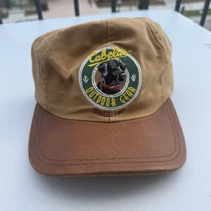 Cappello tela candela vintage USA outdoor cane caccia pesca anni 80 90 - Foto 1 di 9