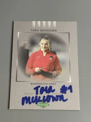 Tara McKeown 2022 Parkside Paramount NWSL /25 Signature Series Auto TM Spirit - Image 1 of 2