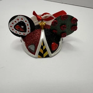Parchi Disney Regina di Cuori Cappello Orecchio di Topolino Ornamento LE 6500 Costa Alavezos - Foto 1 di 5