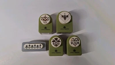 Набор из 5 бумажных дыроколов Anna Griffin Flourish Craft на всю ночь - Изображение 1 из 3