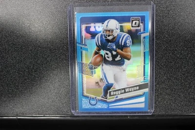 2023 Panini Donruss Optic Reggie Wayne Aqua Prizm /299 – Indianapolis Colts - Image 1 of 2