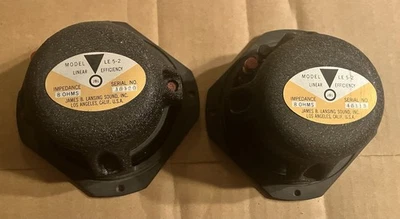 Nice Pair JBL LE 5-2 Midrange Alnico Drivers 8 Ohm for JBL 4311, L100 & Others - Image 1 of 4