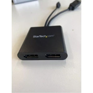 Startech MSTDP122DP DUAL PORT DISPLAYPORT MULTI-MONITOR ADAPTER DRIVES UP TO TWO - Picture 1 of 1