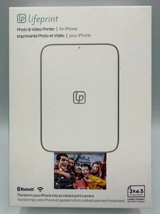 Lifeprint 3x4.5 Portable Photo AND Video Printer for iPhone and Android. - Picture 1 of 2