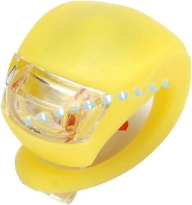 New Bike Cycling LED Front/Rear single Light Waterproof Lamp Yellow S315 - Picture 1 of 1