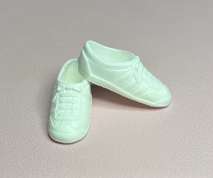 Vintage *Barbie* White Athletic Tennis Shoes- Superstar Era (G) - Picture 1 of 8
