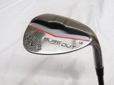 Used Callaway Sure Out 58* Lob Wedge UST Mamiya 65g Wedge Flex Graphite - Image 1 of 4
