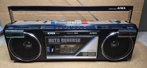 Aiwa CS-R20 Vintage tragbarer Stereo AM/FM Kassette Ghettoblaster - Teile oder Reparatur - Bild 1 von 8
