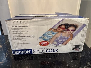 Epson Stylus C42UX Standard Inkjet Printer Original Package - Picture 1 of 5