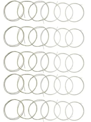 5 Sets of 6 String Classical Guitar Strings (3 Clear Nylon & 3 Nylon Core  - Image 1 of 4