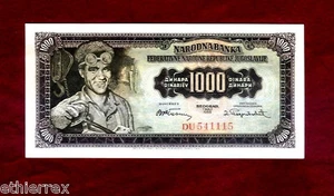 YUGOSLAVIA (1955) 1000 Dinara <UNC.>  - Imagen 1 de 1