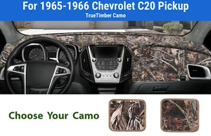 Dashboard Dash Mat Cover for 1965-1966 Chevrolet C20 Pickup (TrueTimber Camo) - Picture 1 of 24