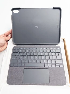Logitech Combo Touch iPad Air 9.7 inch Oxford Gray - Image 1 of 4