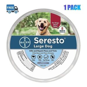 Seresto³ Flea³ and Tick³ Collar for Large Dogs 8 Month Protection Collars USA