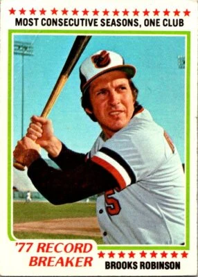 1978 Topps #4 Brooks Robinson baseball card 8JJJ - Image 1 of 2