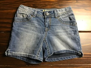 Mudd Shorts, Girl's Size 12, Blue, Denim, Pockets - Picture 1 of 7