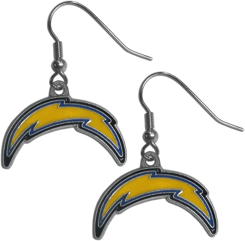Los Angeles Chargers Dangle Earrings Siskiyou brand NFL Football Cover