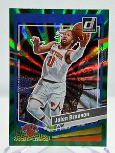 JALEN BRUNSON 2023-24 Panini Donruss Basketball #189 HOLO GREEN LASER - Bild 1 von 2