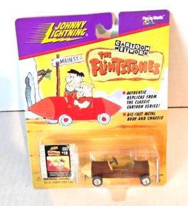 RARE JOHNNY LIGHTNING THE FLINSTONES BARNEY RUBBLE'S SPORTS CAR CELL # 10 LOT JJ - Picture 1 of 4