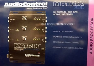 NUOVO Audio Control Matrix Plus, Driver di Linea a 6 Canali, NERO - Foto 1 di 1