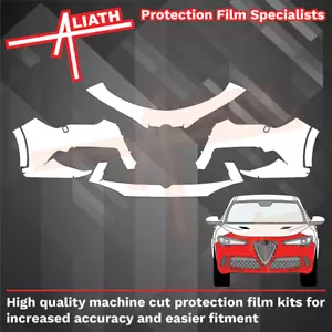Fits Alfa Romeo Stelvio Quadrifoglio F. Bumper Stone Chip Paint Protection Film - Picture 1 of 3