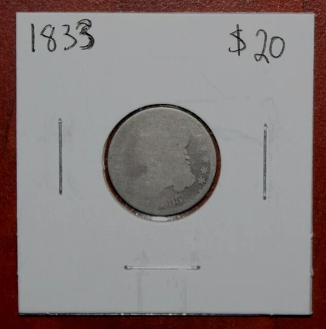 1833 Capped Bust Silver Dime [073GCM] Cover
