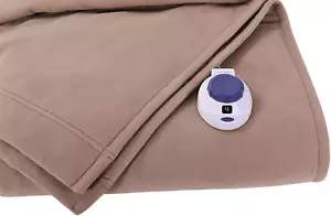 Perfect Fit SoftHeat | Luxury Micro-Fleece Heated Electric Warming Blanket with - Picture 1 of 1
