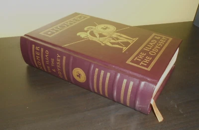 The Iliad and the Odyssey Homer Barnes & Noble Book 1999 Leather Bound - Image 1 of 3
