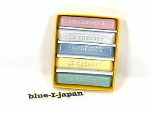 Le Creuset Cutlery Rest Set of 5 Bakery Collection Pastel Multicolor Stoneware - Picture 1 of 4