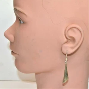 Designer Stamped STERLING Polished Pierced Earrings 4.45 g - Picture 1 of 3