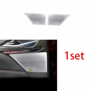 Silver Steel Inner Door Treble Speaker Frame Cover Trim For Cadillac CT4 20-2024 - Picture 1 of 3