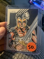 2015 Marvel Fleer Retro Sketch Cards Artist 1/1 Cleber Lima