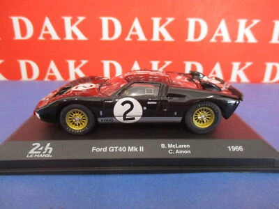 Die cast 1/43 Modellino Auto Ford GT40 MKII 24H Le Mans 1966 B. McLaren - Immagine 1 di 4