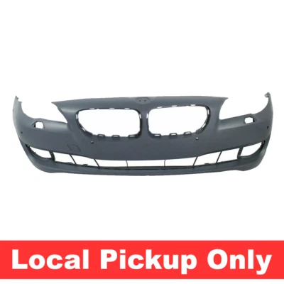 New Primed Front Bumper Cover For 2011-2013 BMW 528i / 535i / 550i Sedan Foto 1 de 4