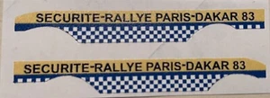 Matchbox Rolamatics SECURITE Dakar Range Rover stickers - Foto 1 di 1