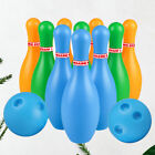 Kids Bowling Toys Set - Educational & Durable Plastic Pins for Gutterball Fun