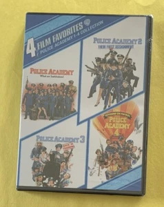 Police Academy 1-4 Collection 4 Film Favorites DVD New Sealed - Imagen 1 de 3