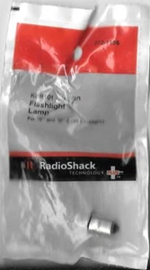RADIOSHACK KPR101 KRYPTON FLASHLIGHT LAMP FOR 2-CELL FLASHLIGHTS P/N: 272-1156 - Picture 1 of 2