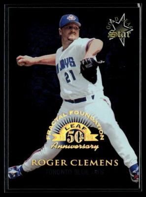 Roger Clemens 1998 Leaf Fractal Foundations #167 #/3999 NMT - Image 1 of 2