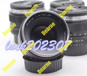1PC USED ZEISS PLANAR T* ZF 50/1.4 97 Nikon port #YY - Picture 1 of 9