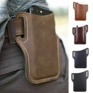 Handy Gürteltasche PU-Leder Holster Universal Gürtel Clip Tasche Etui Western - Bild 1 von 12
