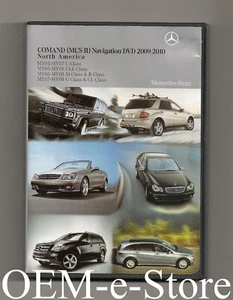 2005-2009 Mercedes CLK320 CLK350 CLK500 CLK55 63 Navigation DVD U.S CAN Map OEM - Foto 1 di 4