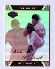 CARLOS LEE ROY OSWALT 2007 TOPPS CO SIGNERS GOLD 5/5 #12 ASTROS RARE SP